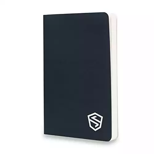 Stonebook by Shieldfolio: World's Most Secure Crypto Password Notebook | Safest Cold Storage Method | Premium Water-Resistant Paper