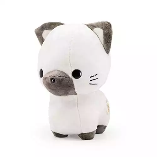 Bellzi Siamese Cat Cute Stuffed Animal Plush Toy