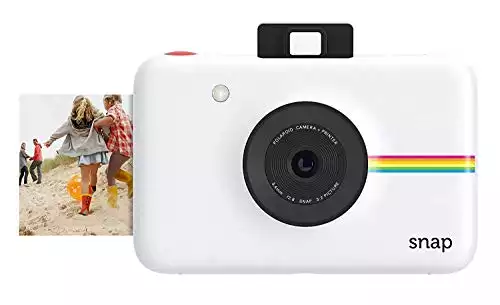 Polaroid Snap Instant Digital Camera (White) with Zink Zero Ink Printing Technology