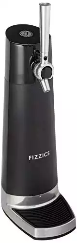 Fizzics DraftPour Beer Dispenser – Carbon – Enjoy Fresh Nitro-Style Draft Beer From Any Can or Bottle