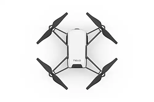 Tello Quadcopter Drone with HD Camera and VR,Powered by DJI Technology and Intel Processor,Coding Education,DIY Accessories,Throw and Fly (Without Controller)