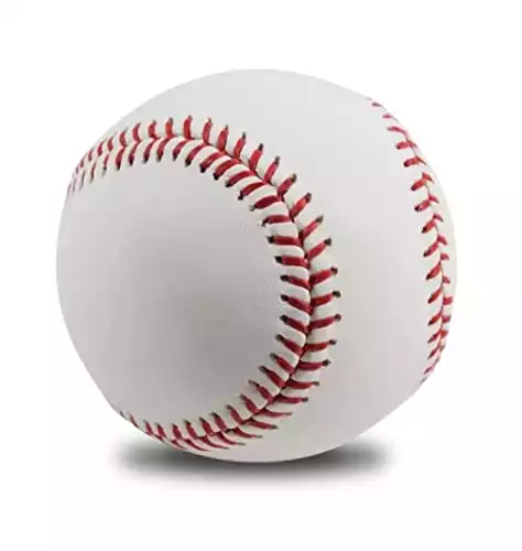 All-American Adult/Youth Unmarked Baseball for League Play, Practice, Competitions, Gifts, Keepsakes, Arts and Crafts, Trophies, and Autographs