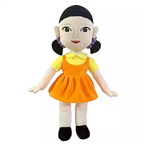 Red Light Green Light Girl Plush Toy