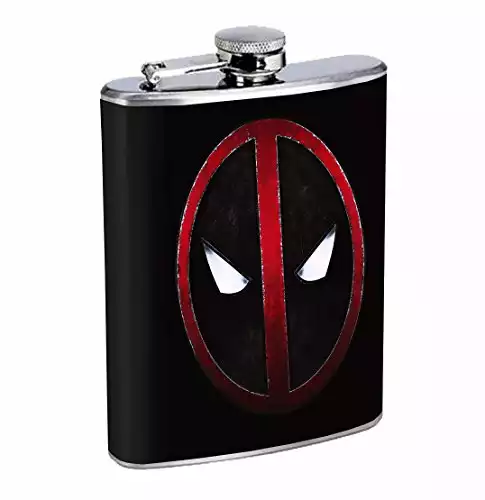 Deadpool 8oz Stainless Steel Flask