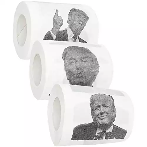 Donald Trump Toilet Paper Gag Gift
