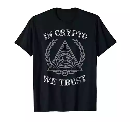 In Crypto We Trust Shirt Bitcoin Cryptocurrency
