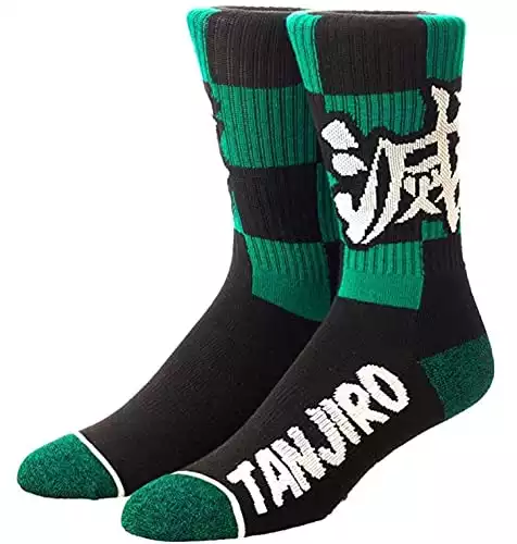 Demon Slayer Tanjiro Athletic Crew Socks