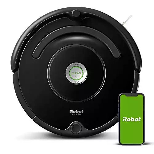 iRobot Roomba 675 Robot Vacuum with Wi-Fi Connectivity, Works with Alexa, Good for Pet Hair, Carpets, Hard Floors