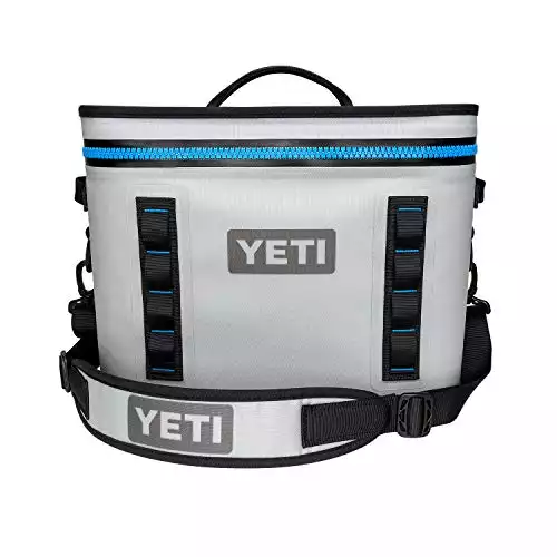 YETI Hopper Flip 18 Portable Cooler Fog Gray/Tahoe Blue