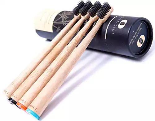 Natural Charcoal Bamboo Toothbrush