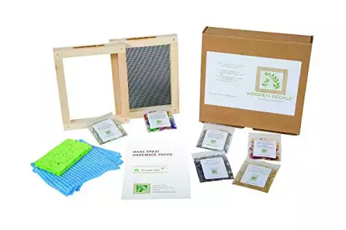 The Classic Paper Making Kit by Wooden Deckle