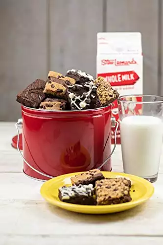 Chocolate Brownie Bucket - Half Gallon Tin Gourmet Gift from Stew Leonard's Gifts