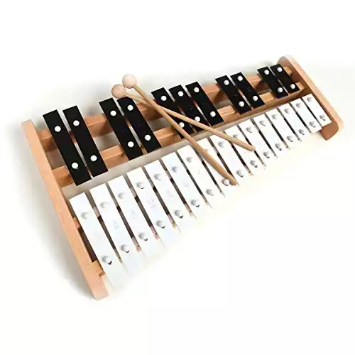 Glockenspiel Xylophone with 27 Metal Keys