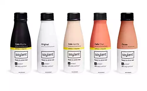 Soylent Meal Replacement Shake, 5 Flavor Variety Pack (Pack of 15)