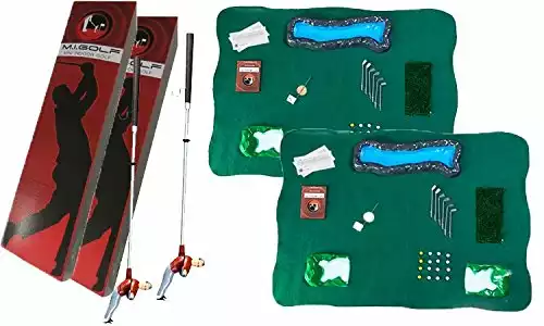 Set of Two Mini Indoor Golf Player Packs