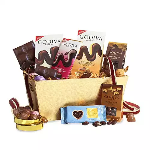 California Delicious Godiva Milk Chocolate Gift Basket