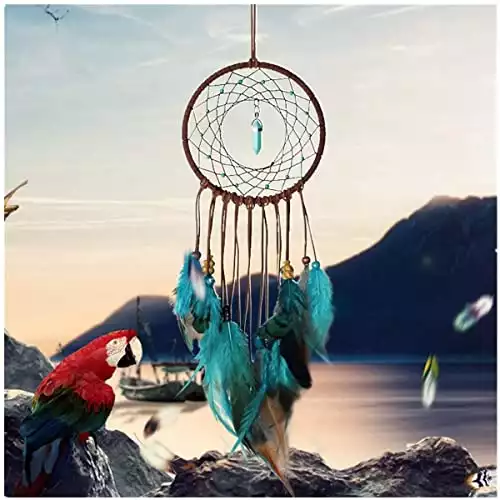Dream Catcher ~ Handmade Traditional Feather Wall Hanging Home Decoration Decor Ornament Craft