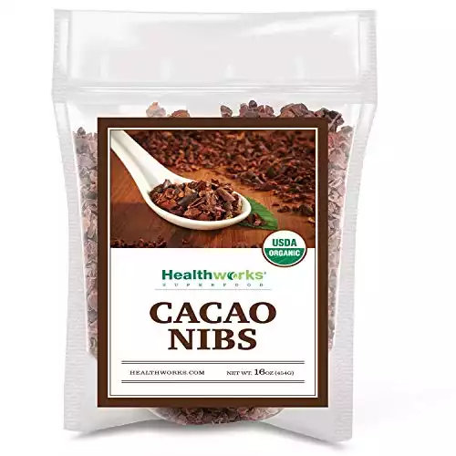Healthworks Cacao Nibs Certified Organic, 1lb