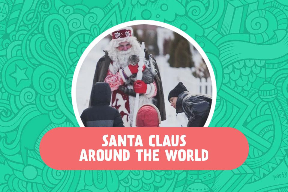 santa claus around the world